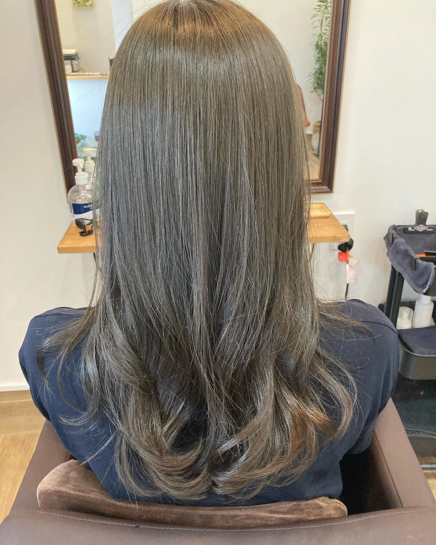 アッシュカラー🩵【メテオカラー】【髪質改善トリートメント】